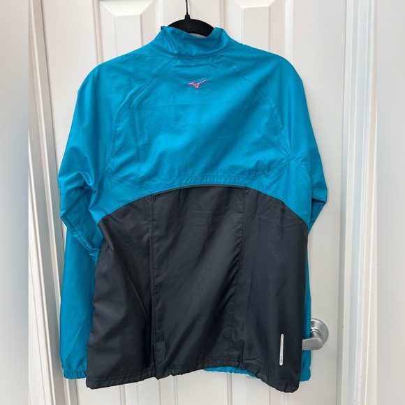 EUC Mizuno Women's Jacket Electric Blue and Black Size Medium - Picture 4 of 10